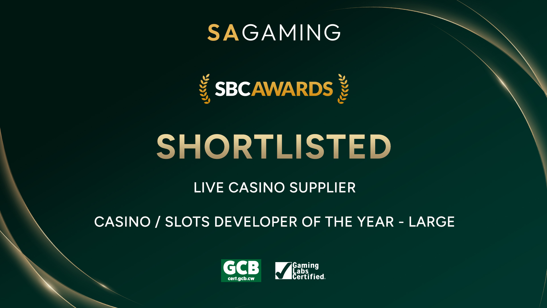 SA Gaming shortlisted for 2 categories at SBC Awards 2025